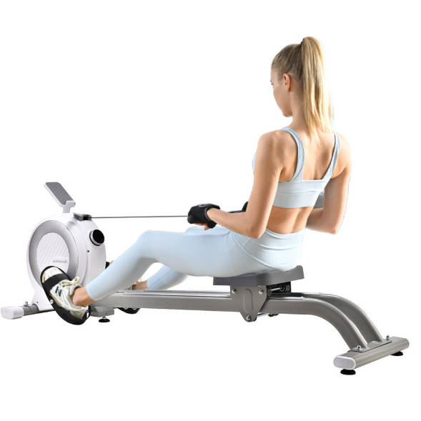Magnetic Fitness Gym Equipment Semi Commercial Seated Linear Rowing Machine